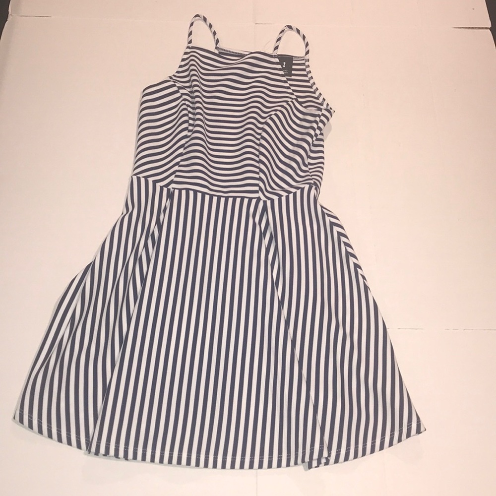 🐚Blue/White striped summer dress 🌊
